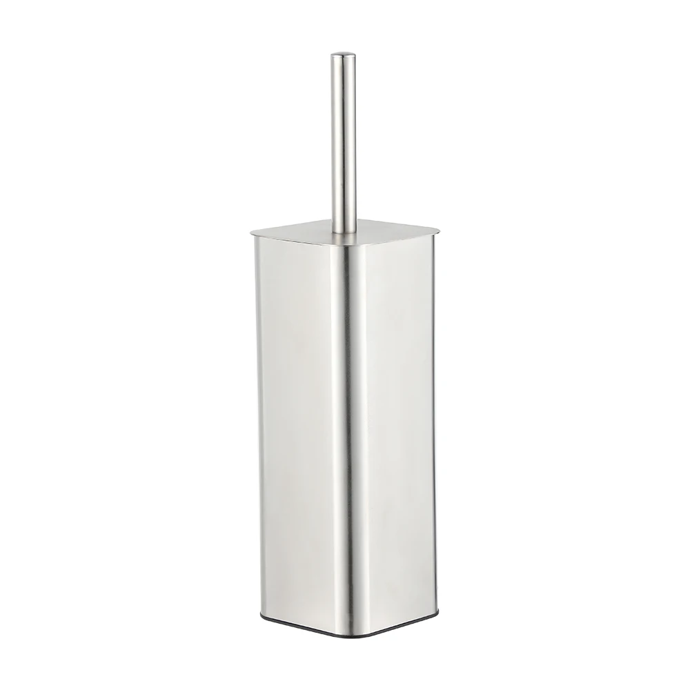 Household hotel office luxury stainless steel square toilet brushes