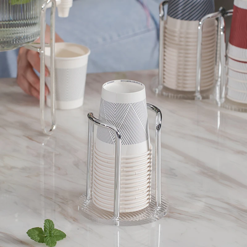 OSBORN disposable cup taker Wall Mount Cup Dispenser Pull-type Cup Holder With Paste For Home coffee shop