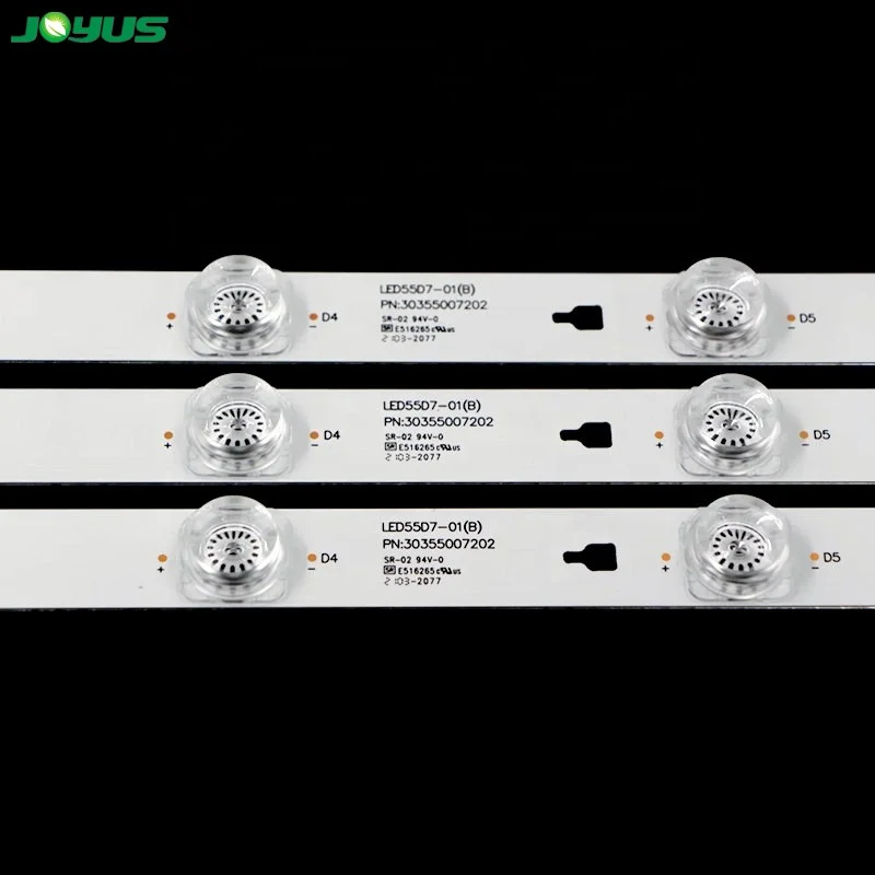 JY-07 backlight smd led para tv unit LED55D7-01(B) LED55D8-08(A) LE55B510N LE55B510X LE55A5000 U55H3 55H LE55A7100L 7 led 8 leds