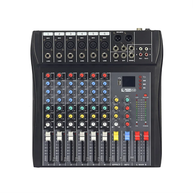 Mixing Console For Recording effect Audio Mixer display Audio Mixer