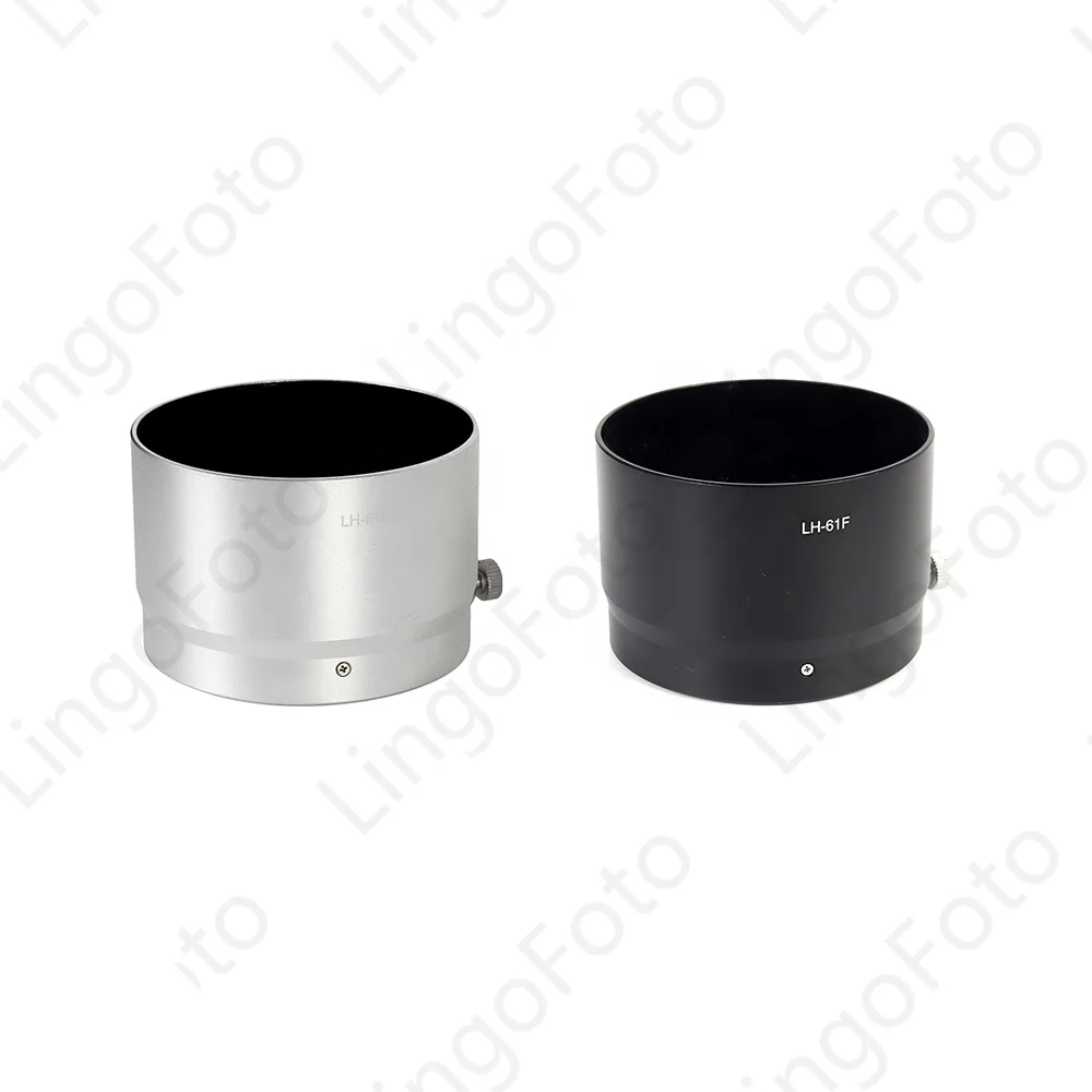 Metal Lens Hood 58mm Protector for OLYMPUS M.ZUIKO DIGITAL ED 75mm F1.8 Replaces LH-61F