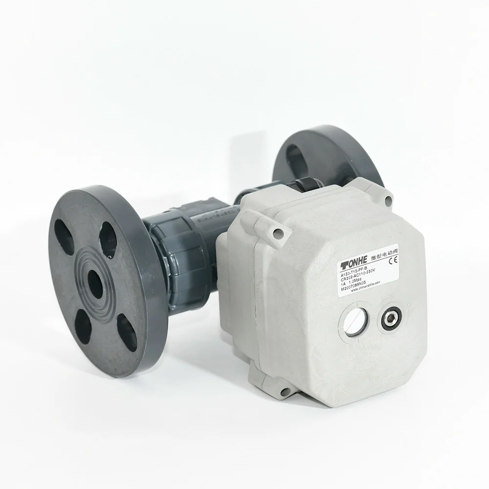 Конденсатор обратный AC110-230v ПВХ фланцевый 3/4 'клапан моторизованный шаровой клапан