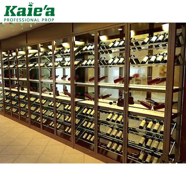 Wine cellar interior design Whiskey Wine Display Cabinet