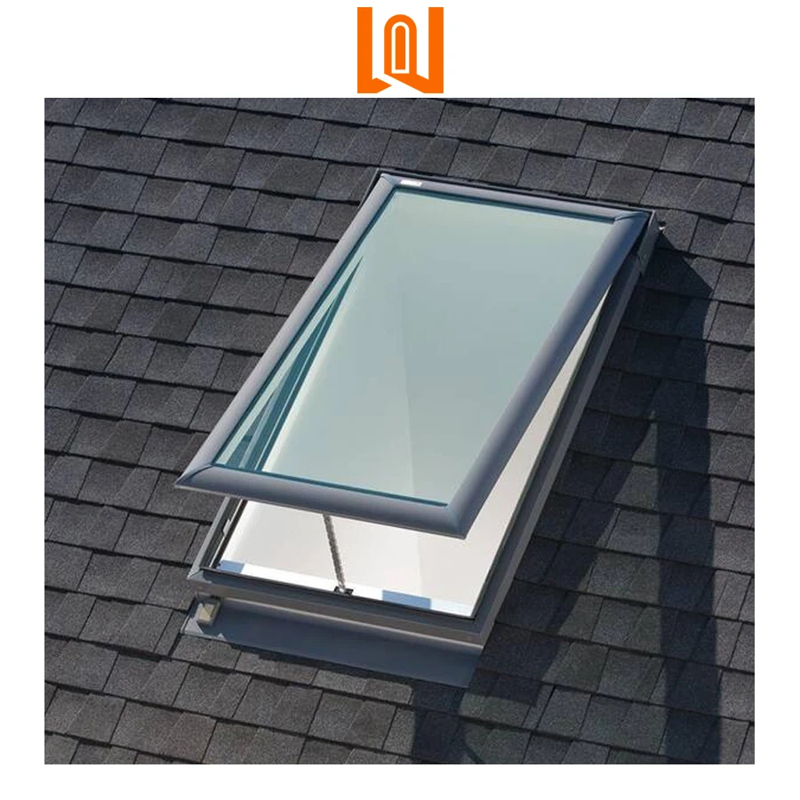 Contemporary Villa Heat Insulation Skylight Roof Window Roof Skylight Glass Basement Windows