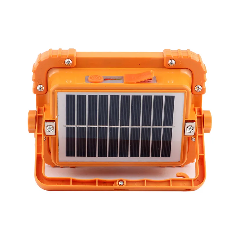 Multifunctional Working Light 4 Modes Handheld Solar USB C Charging Strong Magnet COB Foldable Work Lamp Emergency Car Repairing