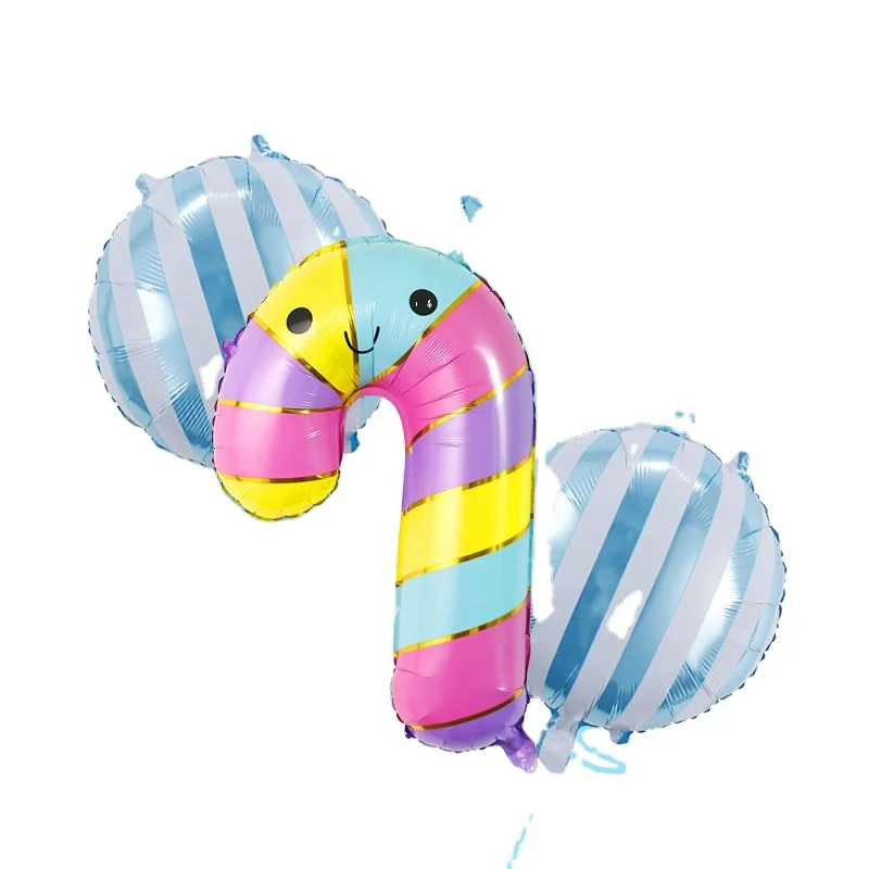 Birthday Decorations Party Supplies Pattern Balloons Cartoon Theme Party Supplies Party Decoration Foil Balloon Set