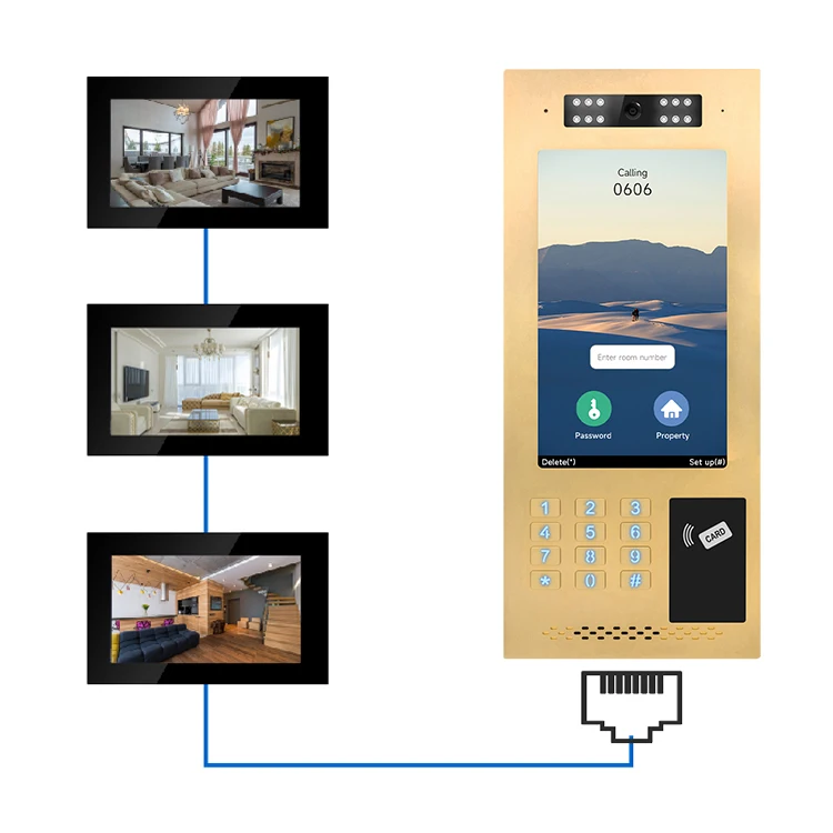 Security camera system doorbell wifi video doorbell interom building
