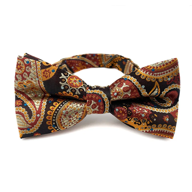 RTS  Business   Polyester Bowtie Classical  Butterfly Bow tie For Men With Gift Box