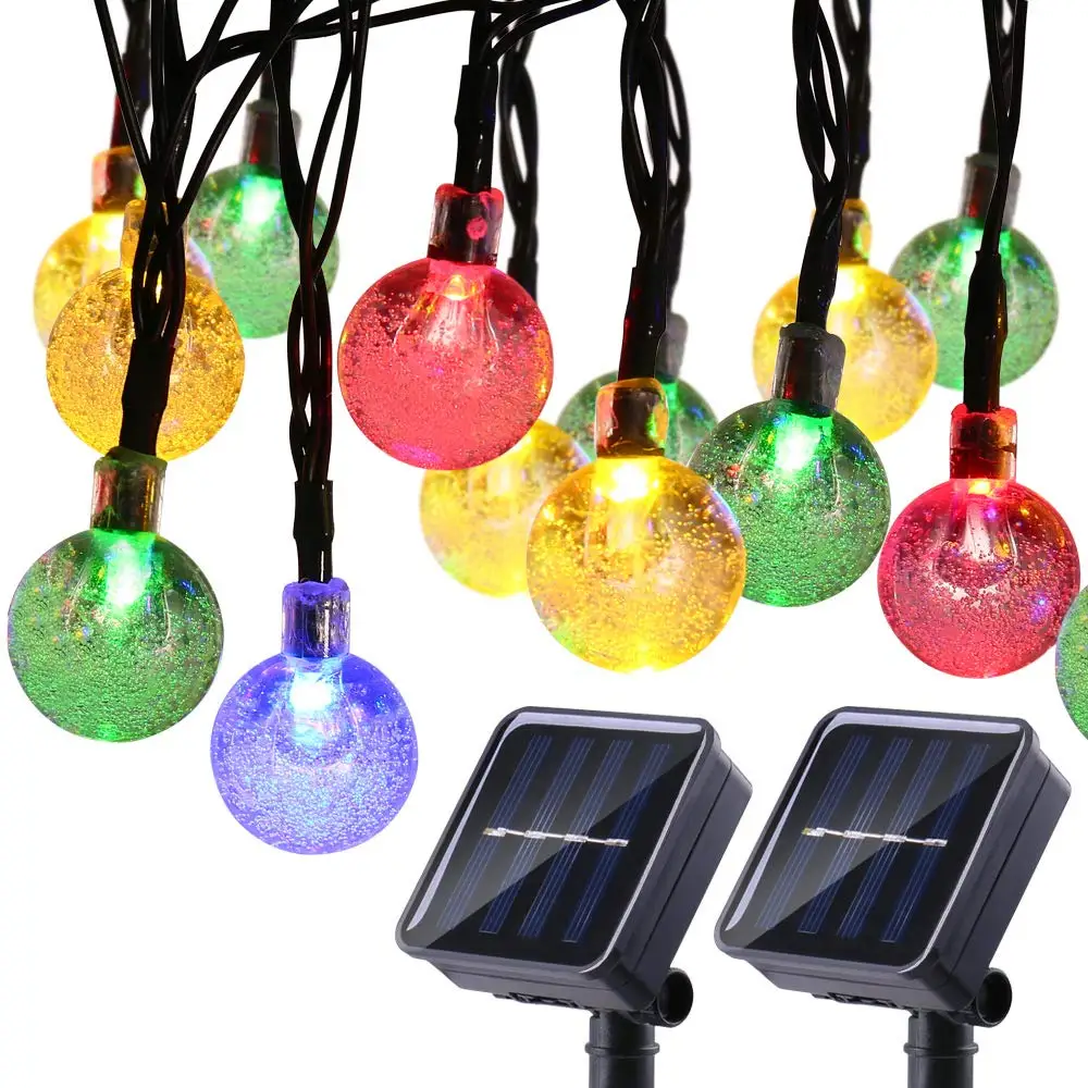 30 Led Solar String Lights Series Outdoor Christmas Laser Light for Holiday/home/garden/party Decorations 3500K (warm White)