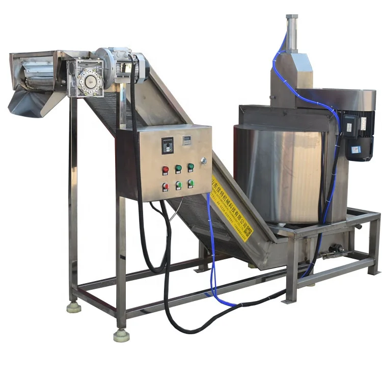 Continuous centrifuge deoiling machine food snacks deoiler machine