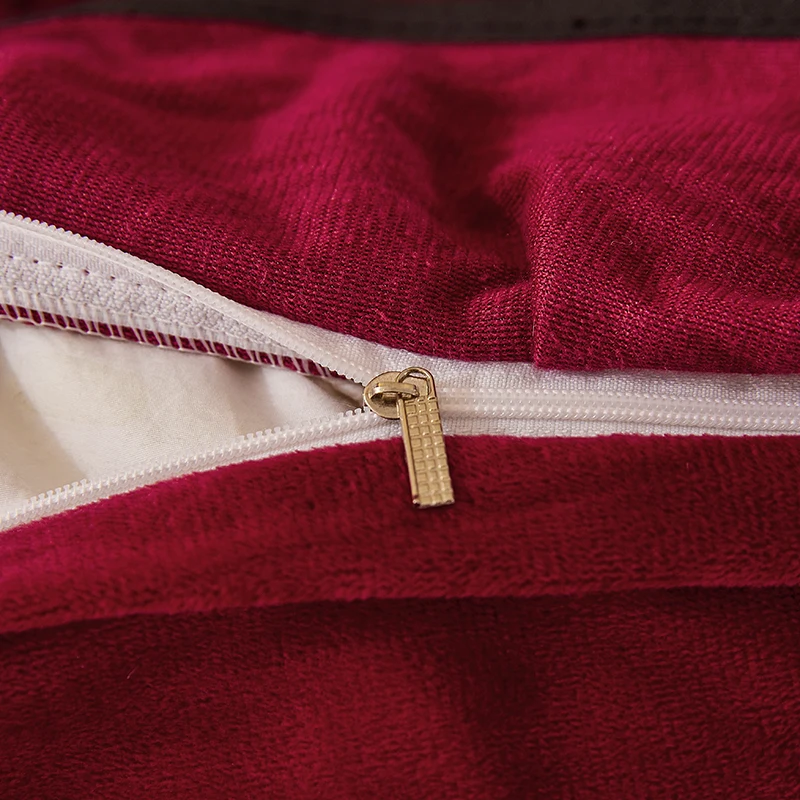 Comforter Bed Sheets and Skirt Bed Set Home Full Size Lace Velvet Embroidery