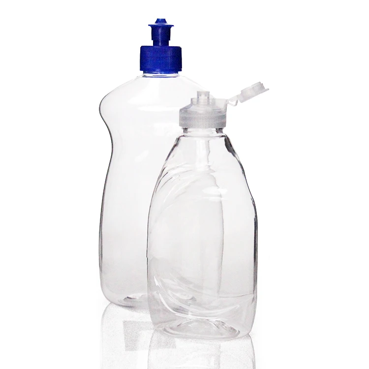 Free Sample Color Custom 1000ML Plastic Family Pack Dishwashing Liquid Detergent Bottle Dish Wash Bottles