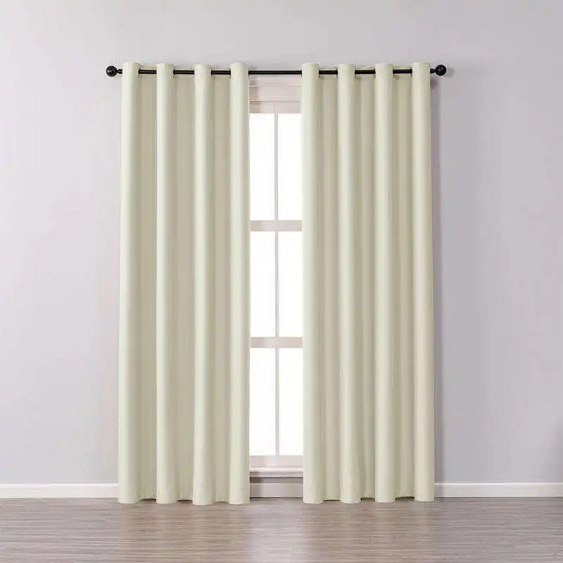 Innermor Solid Window Drapes Energy Saving Grommet Curtains, Room Darkening Curtains for Kids Room