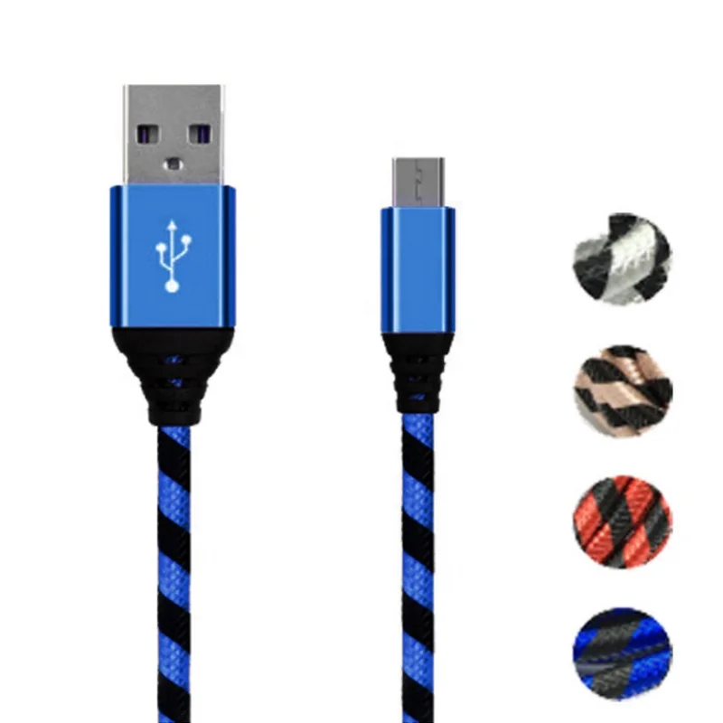 Wholesale Durable charging and data cable usb connector 1m 2m 3m braided usb fast charging cable for iphone