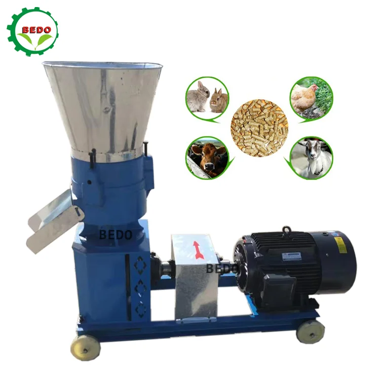 Source Factory Granular Machine Feed Pellet Machine Pelletizer For Animal Farm Feed Processing Pill Making Machine