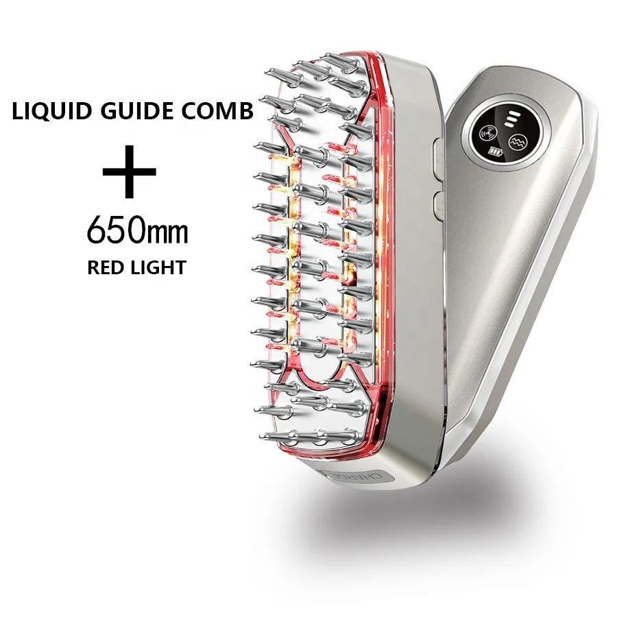 Scalp Oil Applicator Liquid Comb Can Be Filled With Anti-hair Loss Liquid Or Oil Hair Liquid Guide Comb Massager