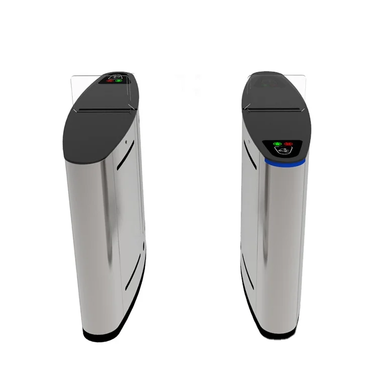 Fingerprint face function customization  Fast Speed Pedestrian RFID Electronic Flap Turnstile Gate for Access Control System