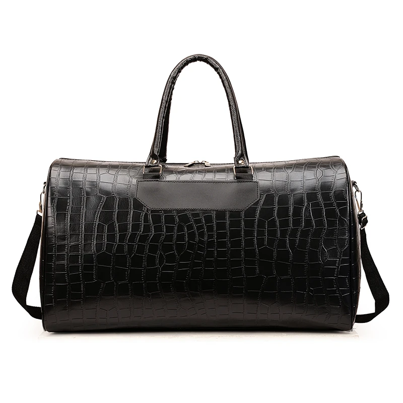 Экологичная мужская кожаная Водонепроницаемая Дорожная сумка из искусственной кожи