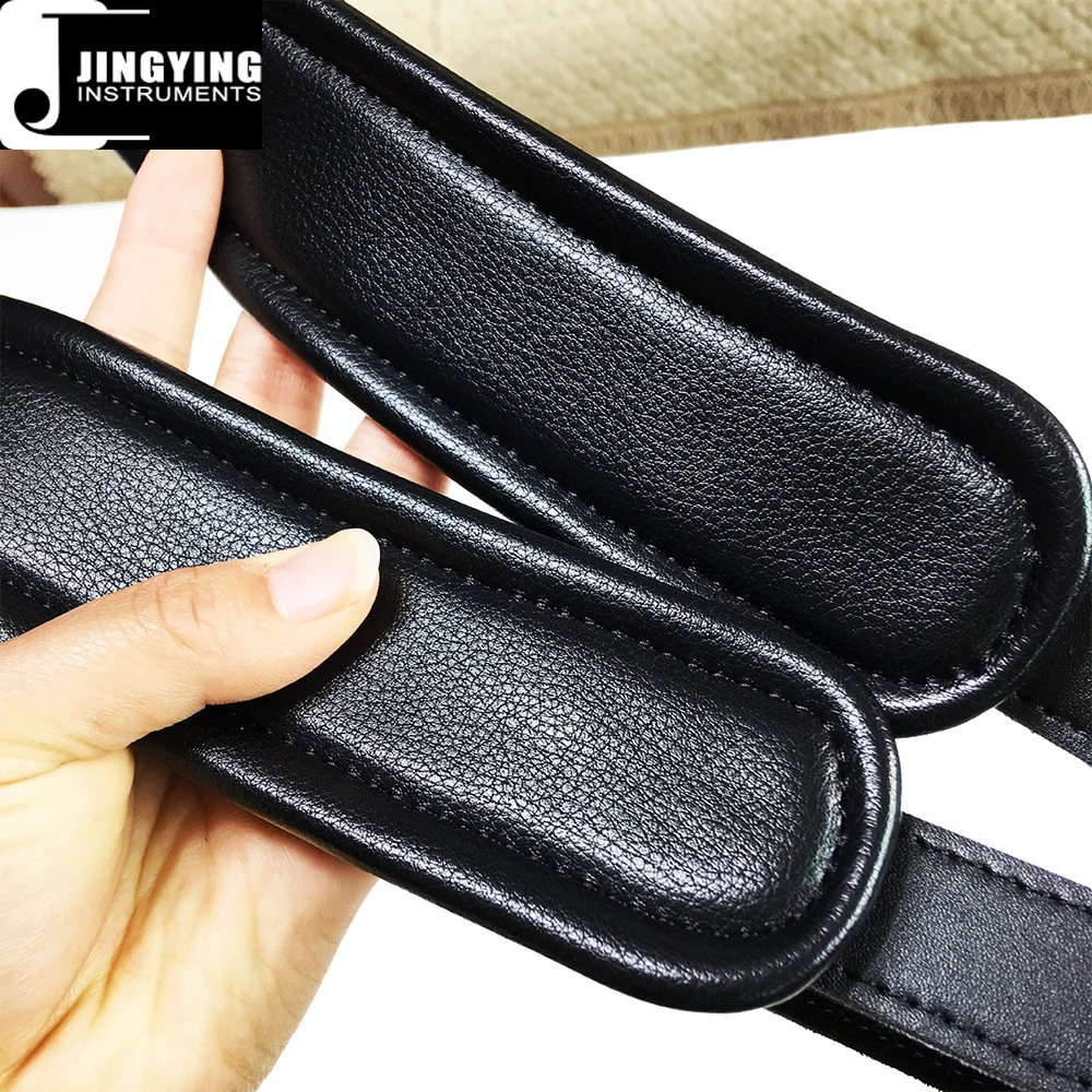 2022 Jingying Music Instrument Accessories,Black Leather Tuba Straps