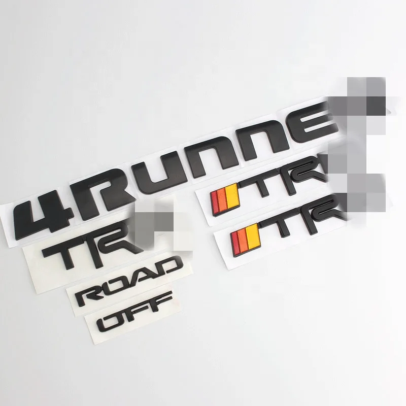 Suitable for Toyota imported off-road vehicle label 4RUNNER modified labeling TRD off road car label TRD car sticker