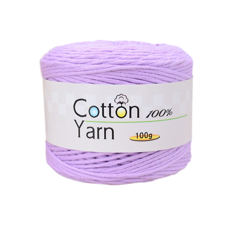 environmentally friendly dye hand knitting combed yarn crochet 16 ply 100% cotton yarn for baby