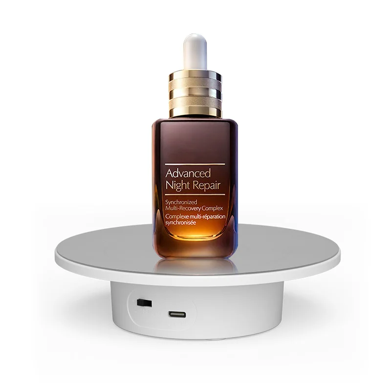 Turntable-BKL 360 Degree Electric Rotating Mirror Turntable Display Stand Still Product Photography For Jewelry and Watches