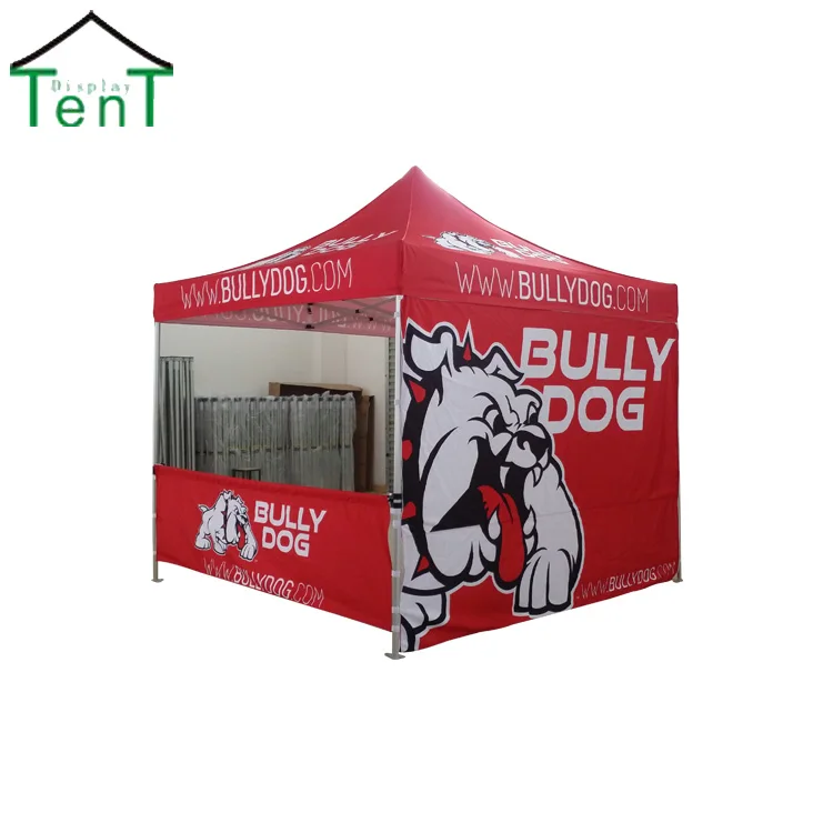 
3x3m 10x10feet foldable aluminum booth tent with logo printing for advertising promotion 
