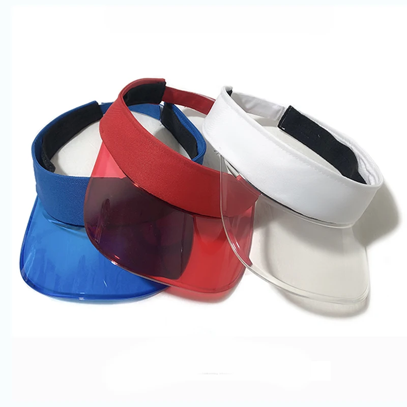 Premium UPF 50+ UV Protection Plastic Visor Sun Cap Hat for Hiking, Golf, Tennis, Outdoors
