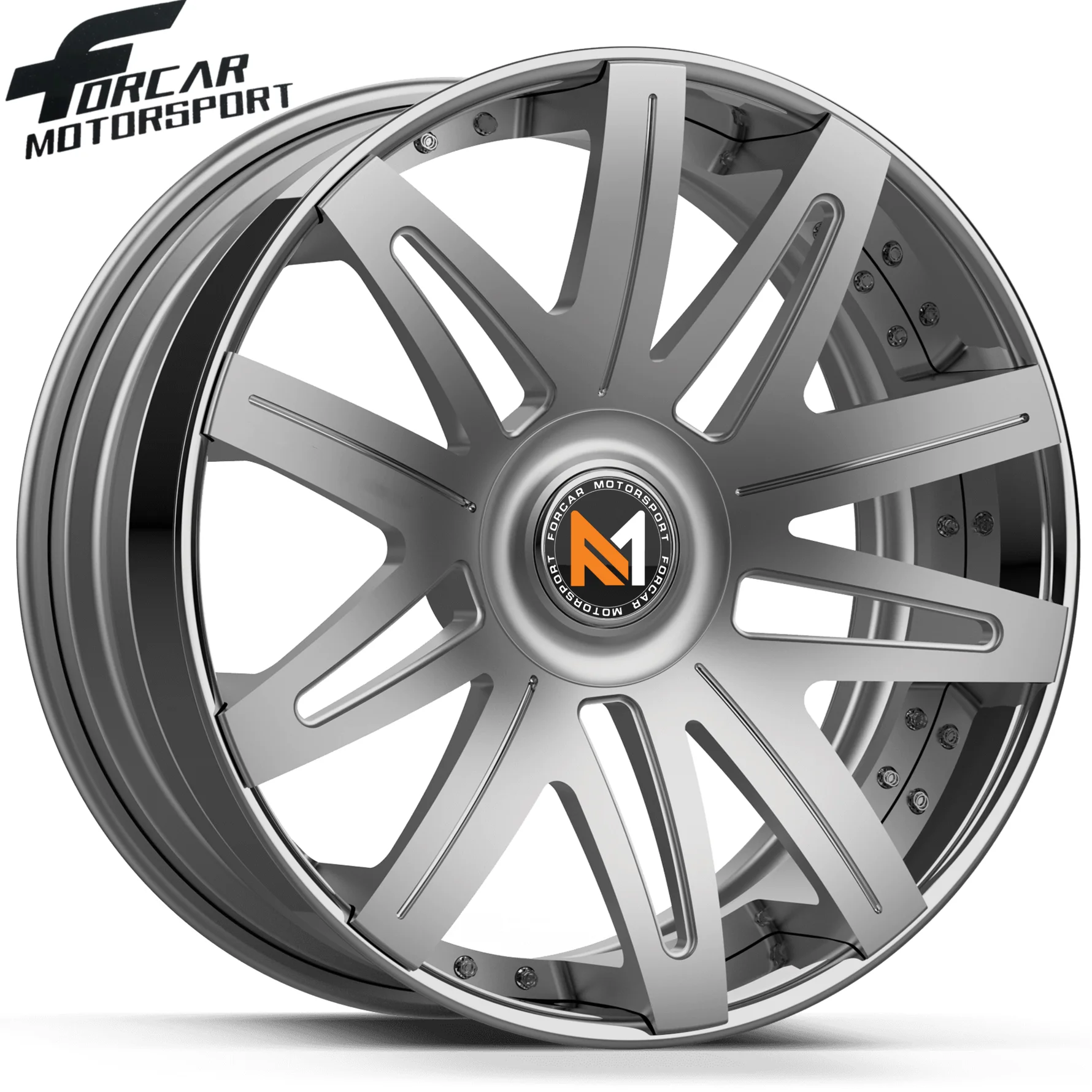 JWL VIA TUV Concave Car Wheel Rim Chinese T6061 Forged Wheels for Personal Use