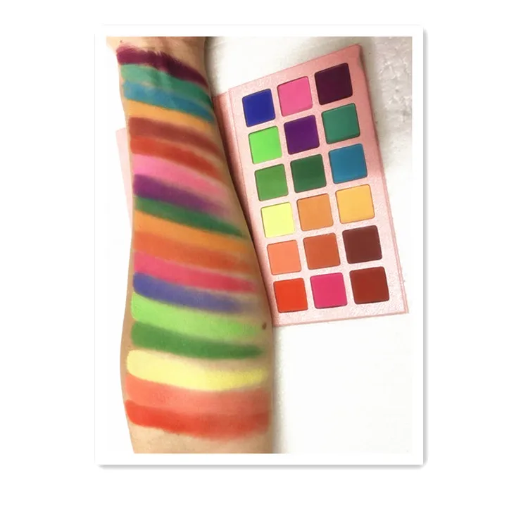 
Changeable Nude Eye Shadow Beauty Palette Makeup Kit 18 Colors Matte Shimmer Glitter Powder Eyeshadow 