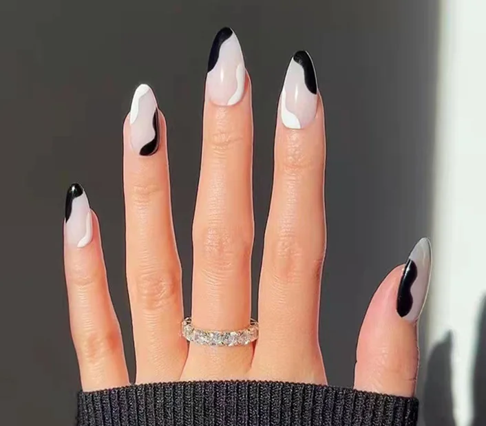 JP1524  Acrylic Stick False Nails Press On Nails Square Oval Short Nails For Wowem Lady