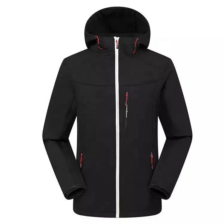 Outdoor food delivery waterproof jumper breathable fleece thick mountain casual windproof jacket for deliverymen