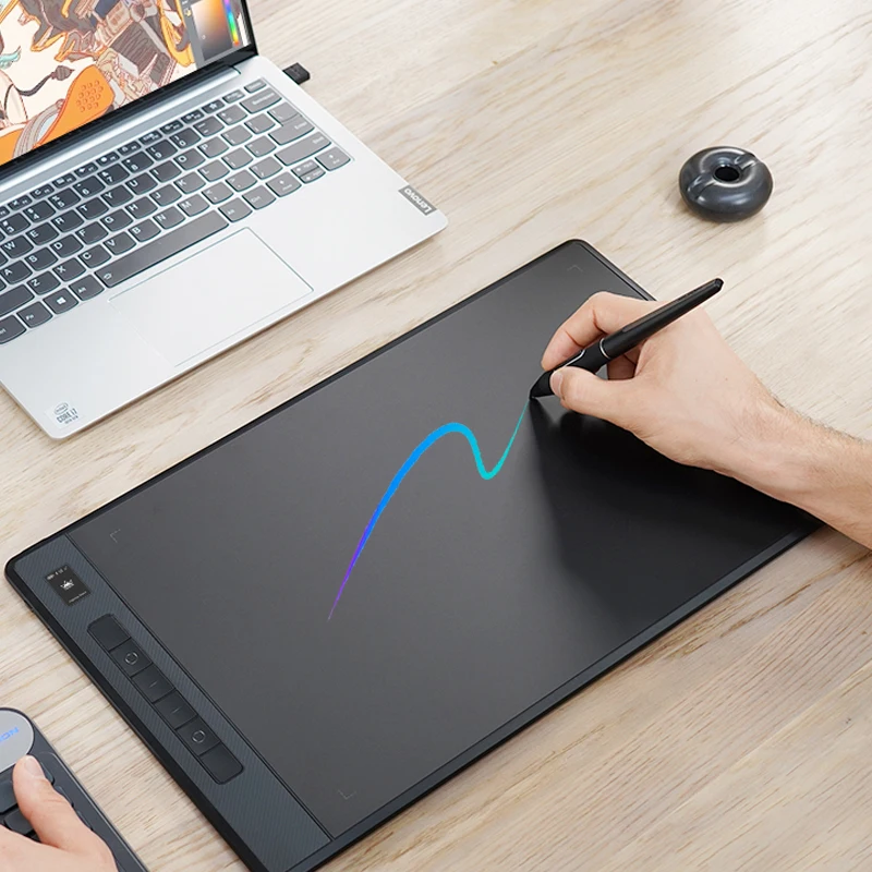 Huion 13.6x8.5inch 6 press keys electronic digital pen drawing tablet G930L support wireless connection