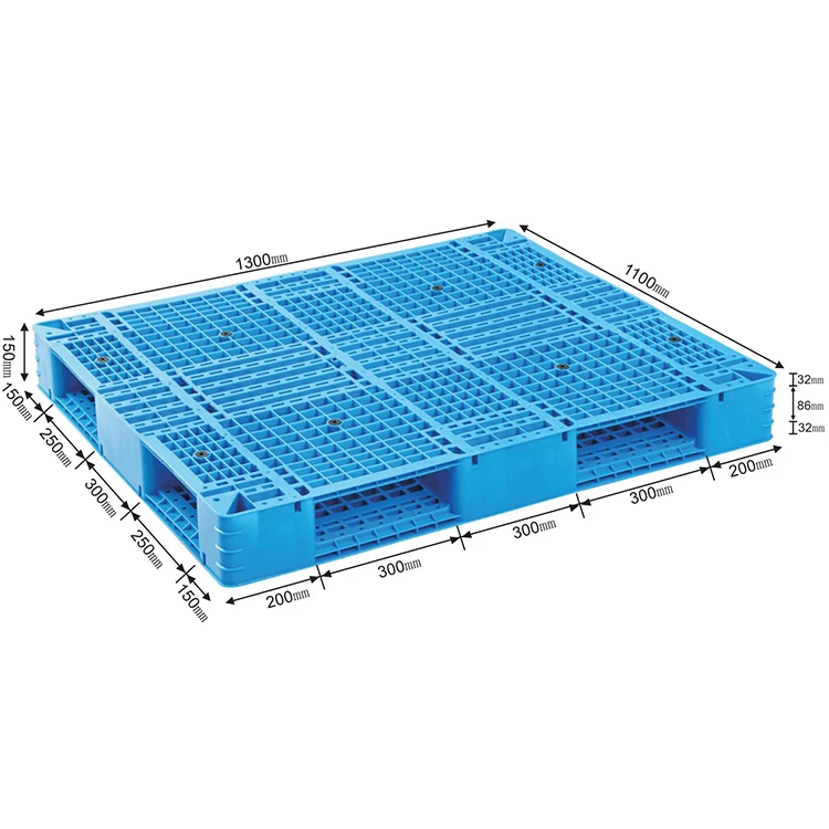 Chinese Factory Customized 1200*1000mm Single-Side MeshType Plastic Pallet