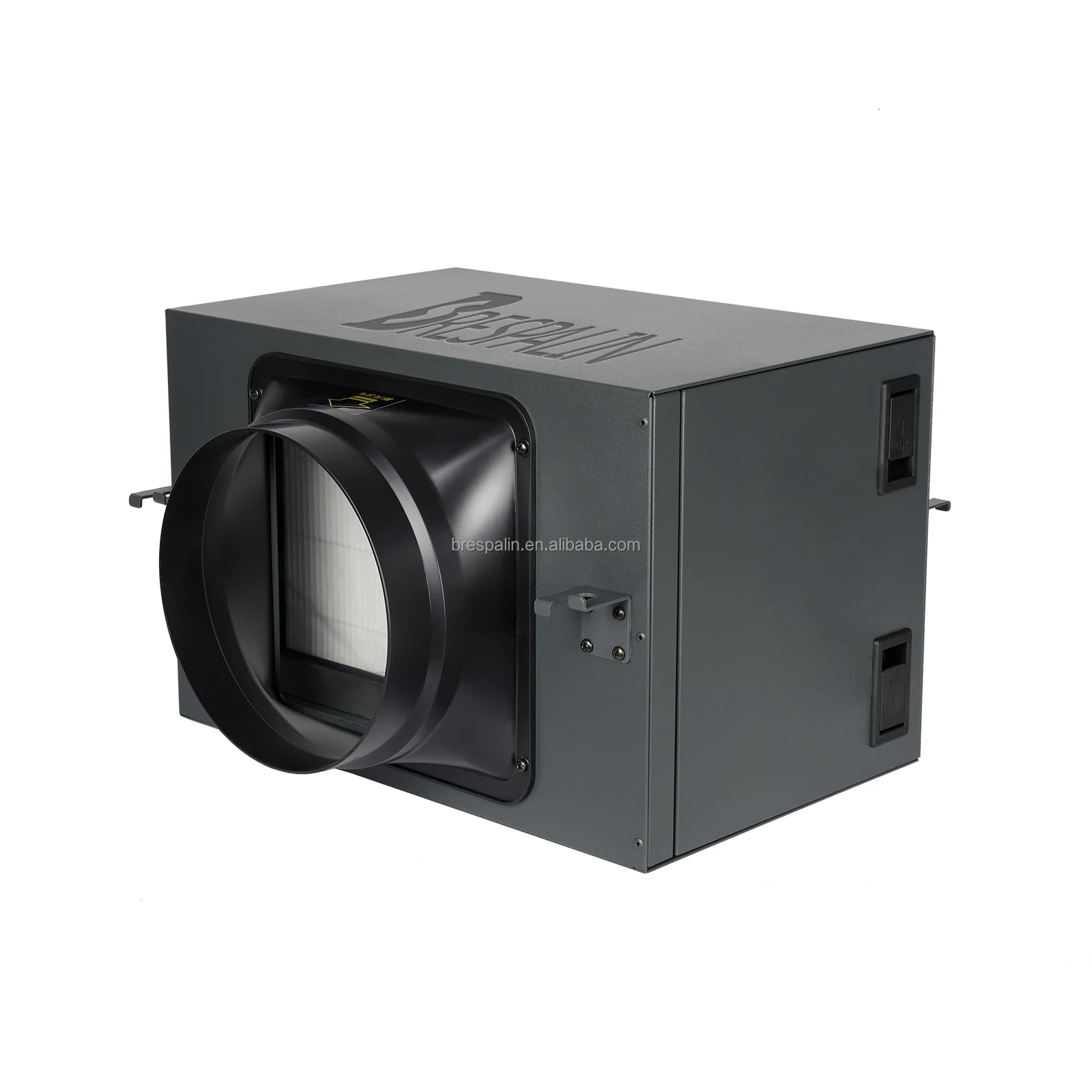 Household In-line Air Filter Box with HEPA Filter and Activated Carbon Filter for Ventilation System Exhaust Fan