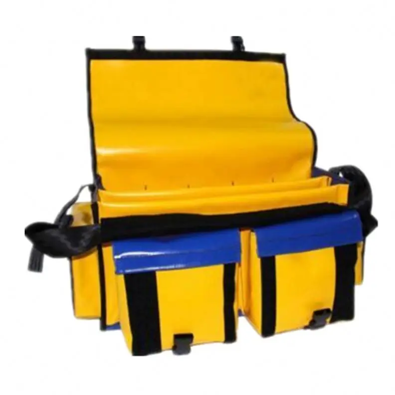 Custom Heavy-Duty PVC Tarpaulin Electrician Tool Bags Waterproof Factory OEM Support