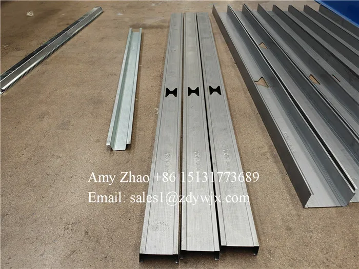 JCX Light steel CD stud UD track C U channel roll forming machine for drywall