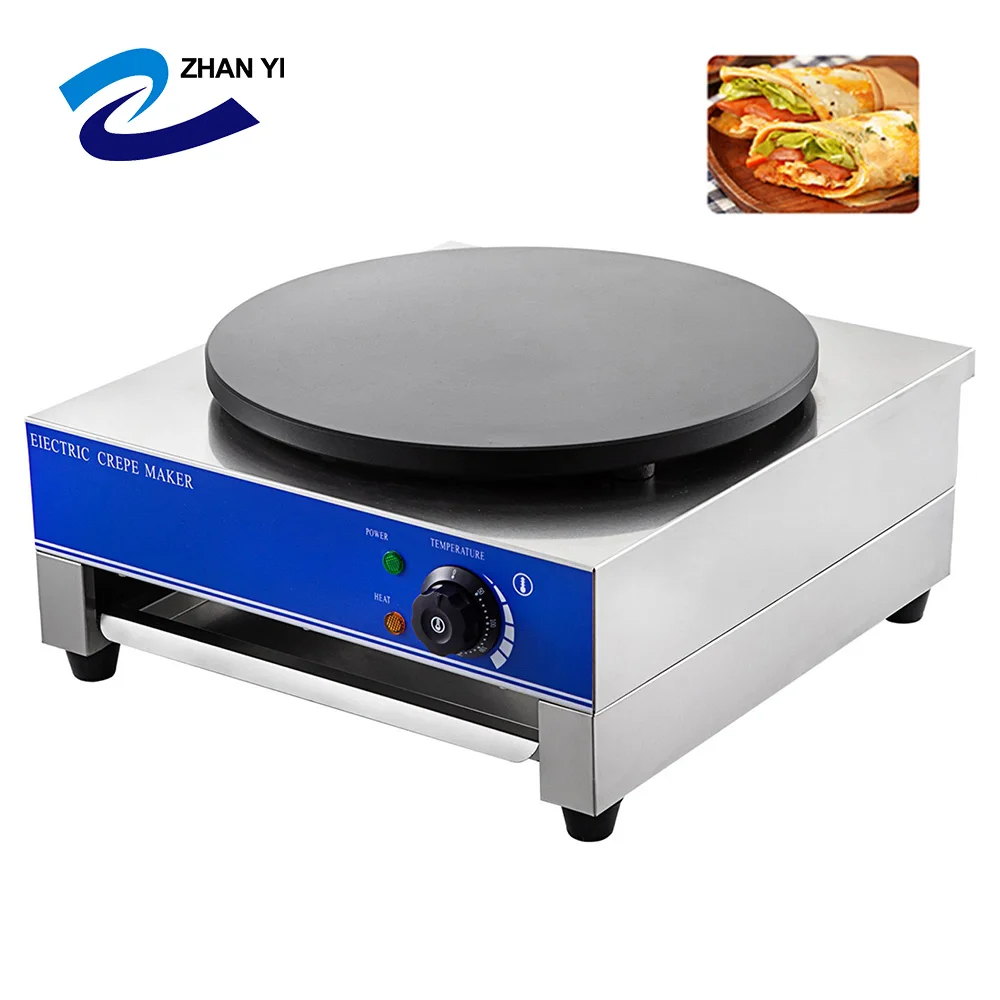 Factory Price  Bread Egg Thin Mini 40cm 16 Inch Automatic Instant Electric Pancake Making Machine Crepe Maker