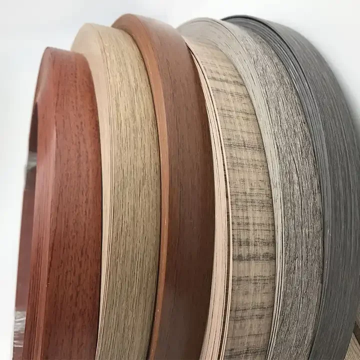 High Quality PVC Laminate Edge Banding Tape ABS Metal Material for Cabinet Furniture Protection Wood Plastic Acrylic Product