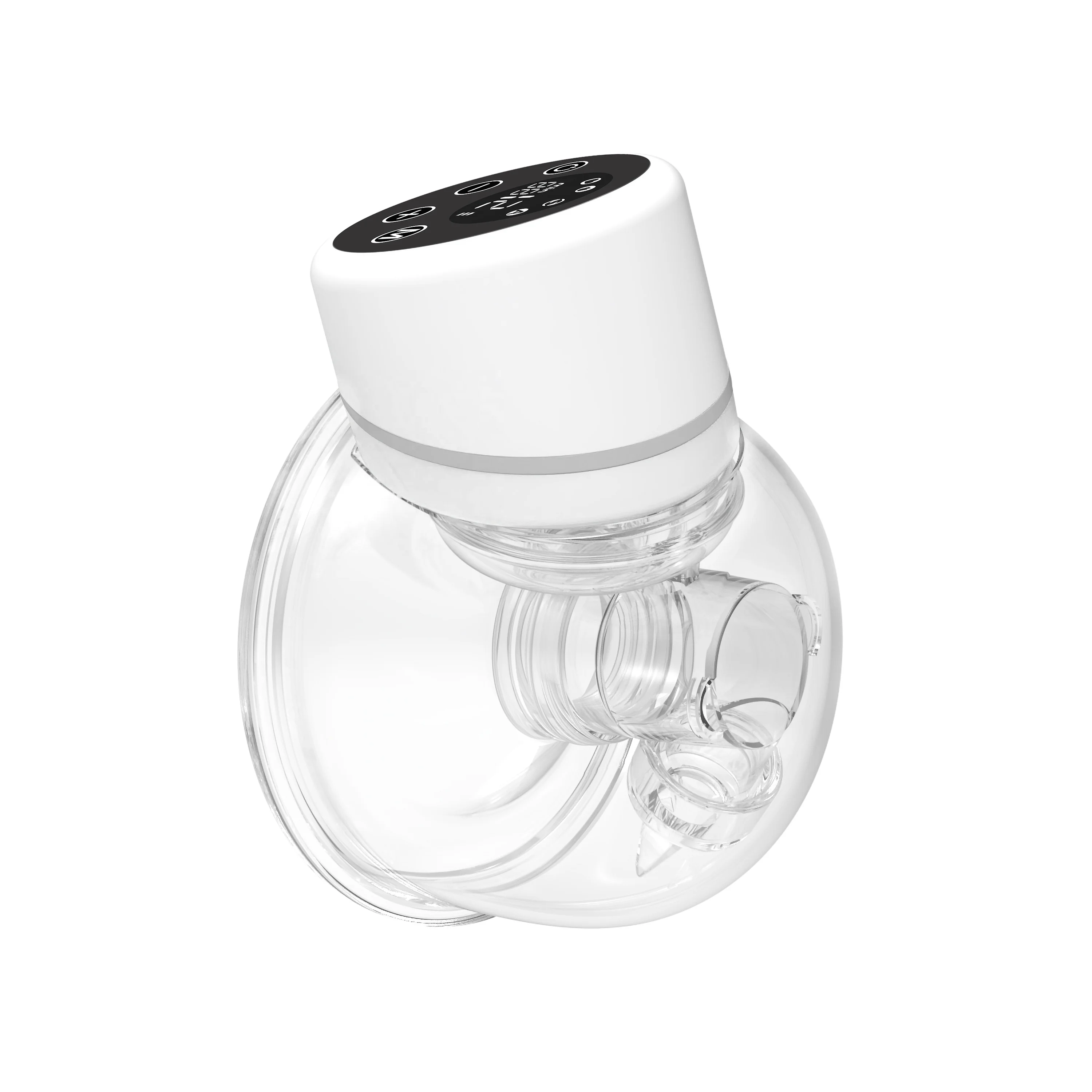 Wearable Breast Pumps Single Hands-Free Breastfeeding Pump Portable Breast Milk Extractor with 4 Modes 12 Levels