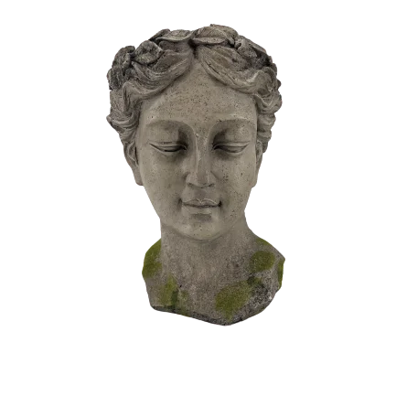 Large Angelic Girl Aesthetic 3D Big Silicone Mold Flower Vase  Pretty Garden Art Resin