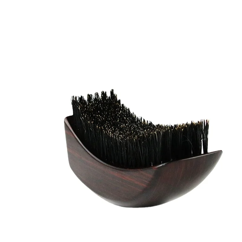 
Hot Selling Private Label Wood Handle Boar Bristle Wave Beard Brush 