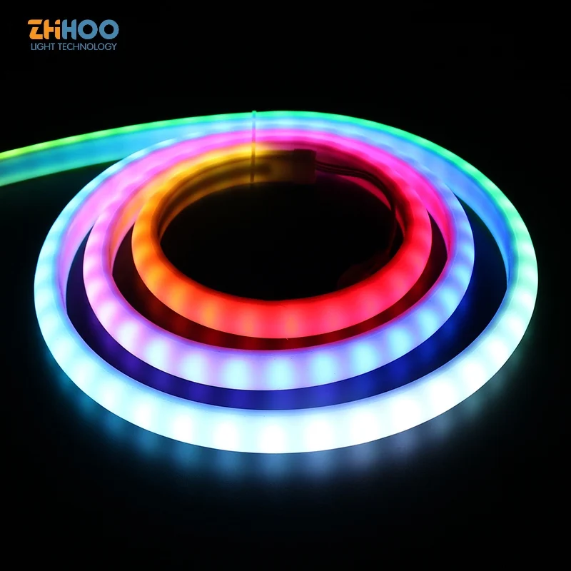 flex neon tube 13mm*15mm digital 180 degree neon led tube light for outdoor use design lighting project led tube