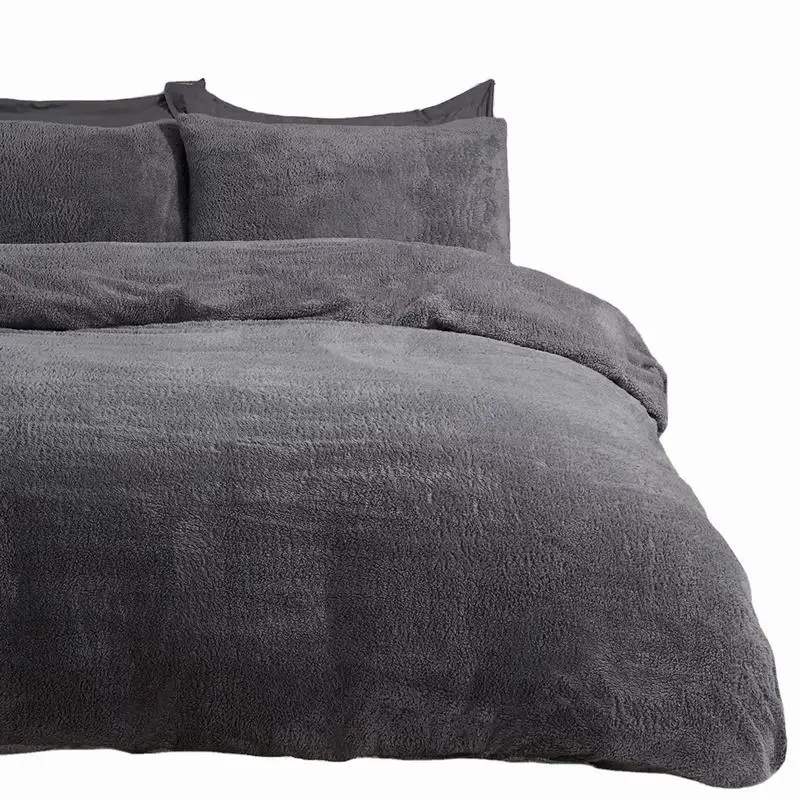 Luxury Home Bedsheet Bedroom Sets Bedcover Custom Quilt Cover Sets Warm and Fluffy Cable Knit Elegant Pattern