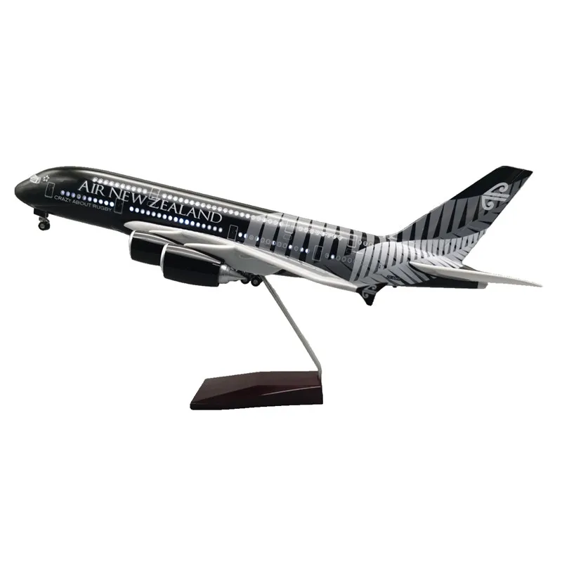 Large Scale 1:160 46cm Air New Zealand Model Airplanes Aircraft Airbus A380