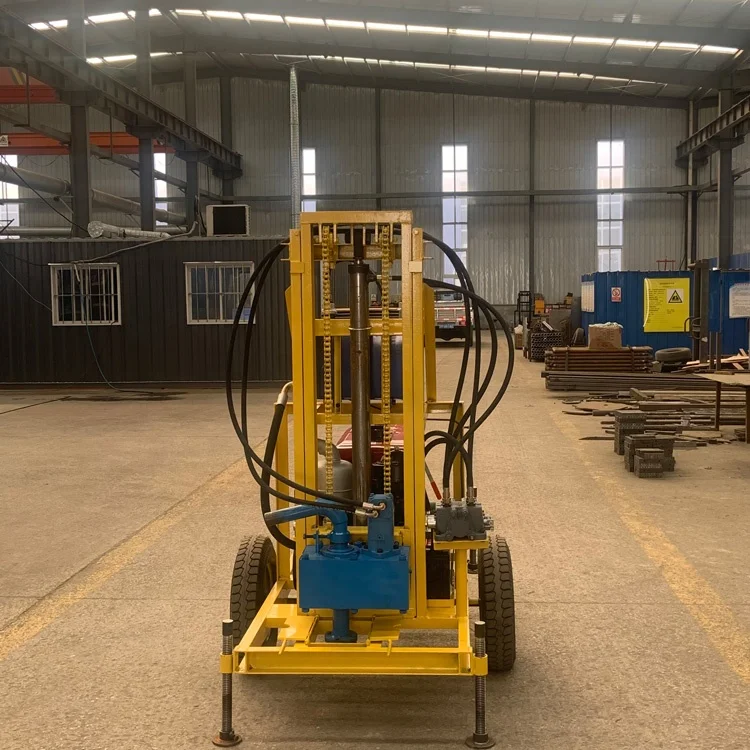 Good sale 200 water drilling used small portable drilling rig machine for sale in china