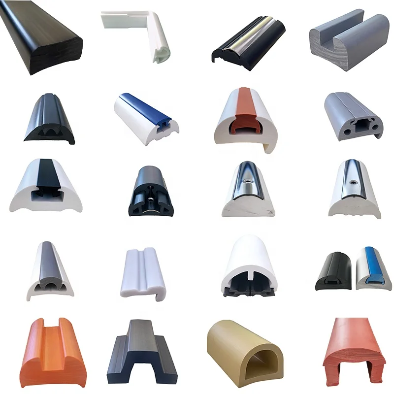 superior quality PVC fenders boats bumper rubber marine rub rail marinated  boat dock rubber fender