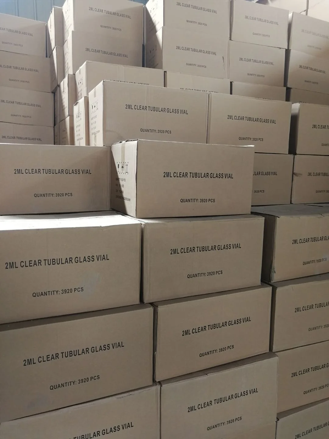 Manufacture Blue 10ml Glass Vial Customized Empty Glass Blue Tubular Vial