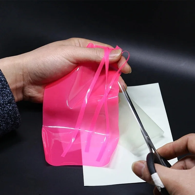 Glow Sabiki Rig UV luminous thin skin film croaker mackerel seafishing lure krill shrimp back DIY fly tying materials