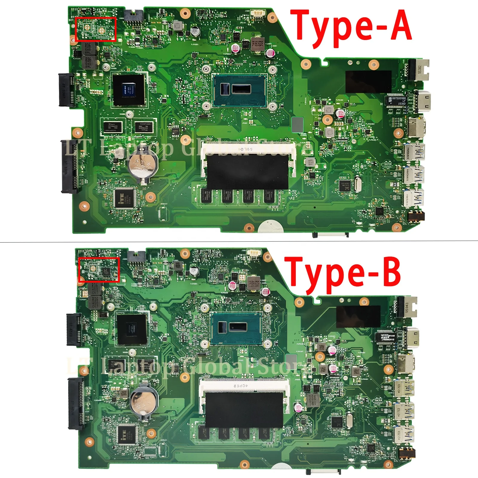 X751LD motherboard i3/i5/i7 CPU GT820M/920M/930M For ASUS X751LB X751LDB X751L X751LJ laptop motherboard X751LD motherboards